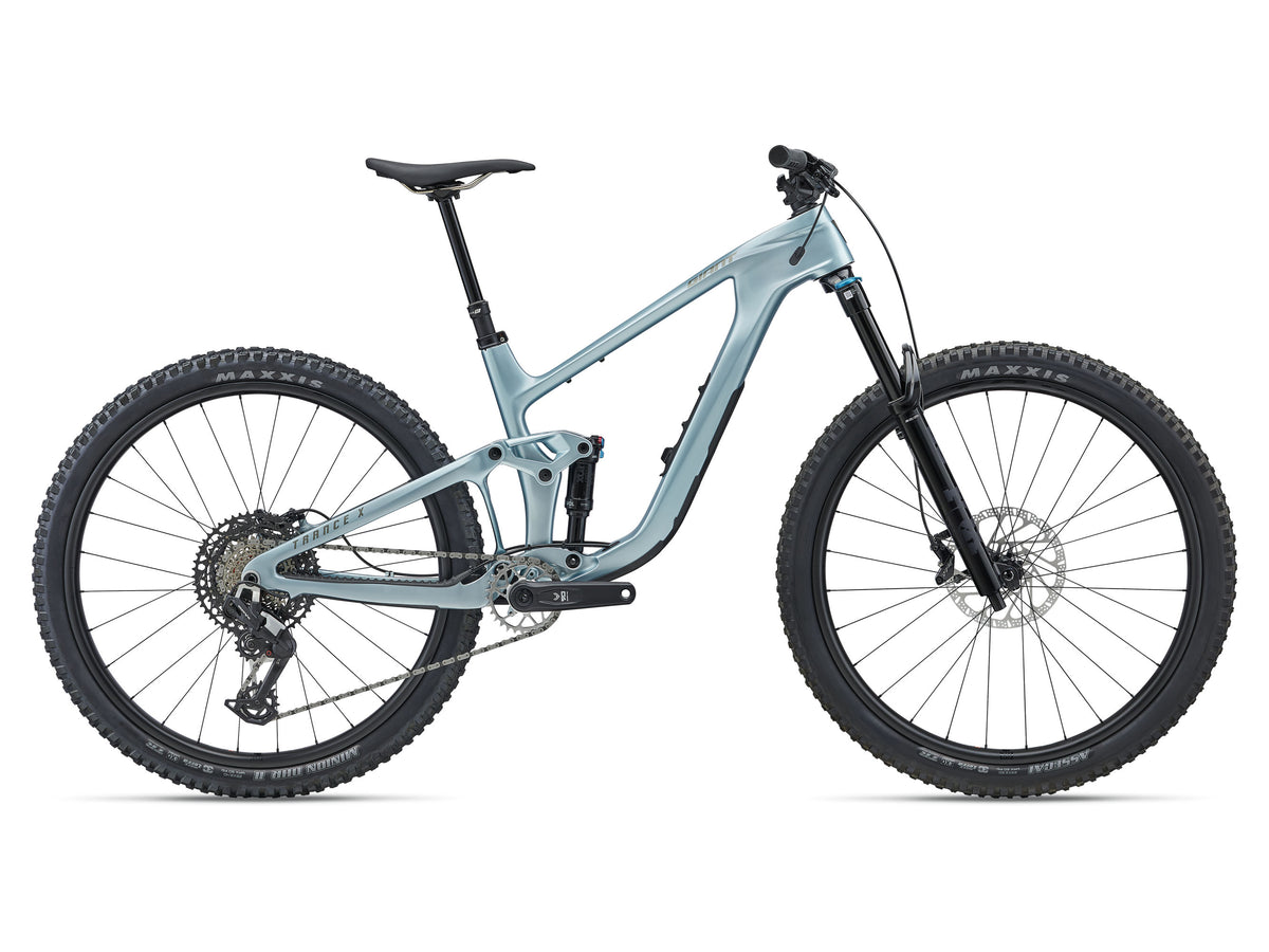 2027 Giant Trance X Advanced 2 Men's Mountain Bike, Cryo Silver image 1