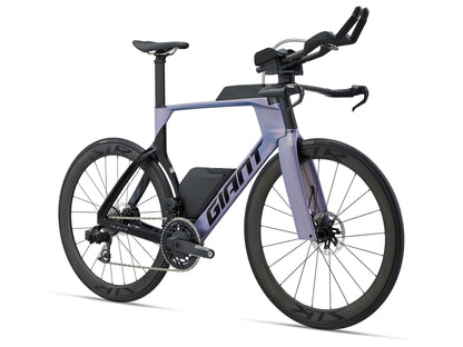 2027 Giant Trinity Advanced SL 1 Men's Time Trial Triathlon Bike, Ember Violet/Carbon image 1