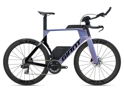 2027 Giant Trinity Advanced SL 1 Men's Time Trial Triathlon Bike, Ember Violet/Carbon image 2