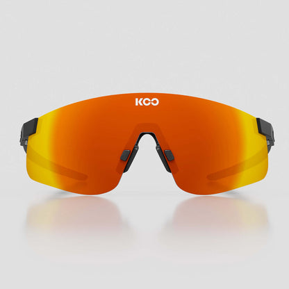 Koo Nova Cycling/Running Sunglasses - Black Matt with Red Mirror Lens image 3