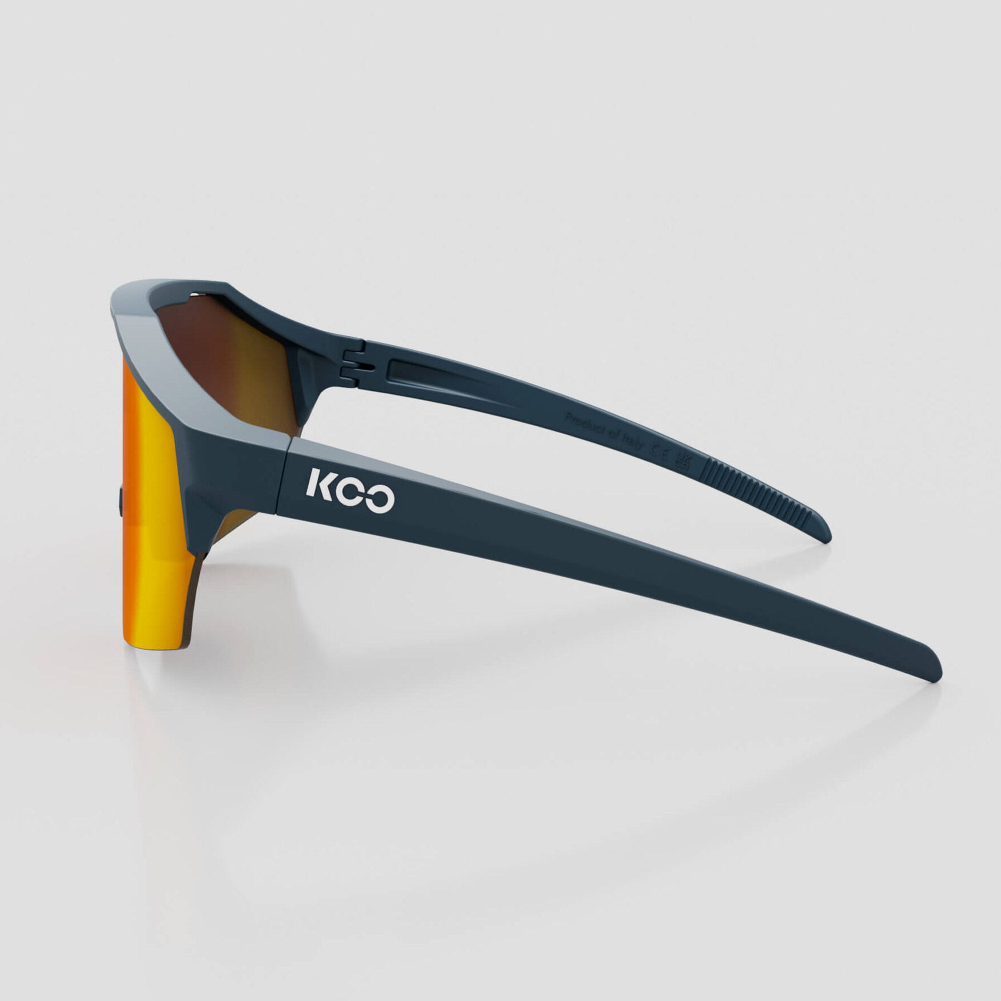 Koo ALIBI Dark Blue Matt with Red Photochromic Mirror Lens Cycling