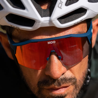 Koo ALIBI Dark Blue Matt with Red Photochromic Mirror Lens Cycling Sunglasses - Large image 7