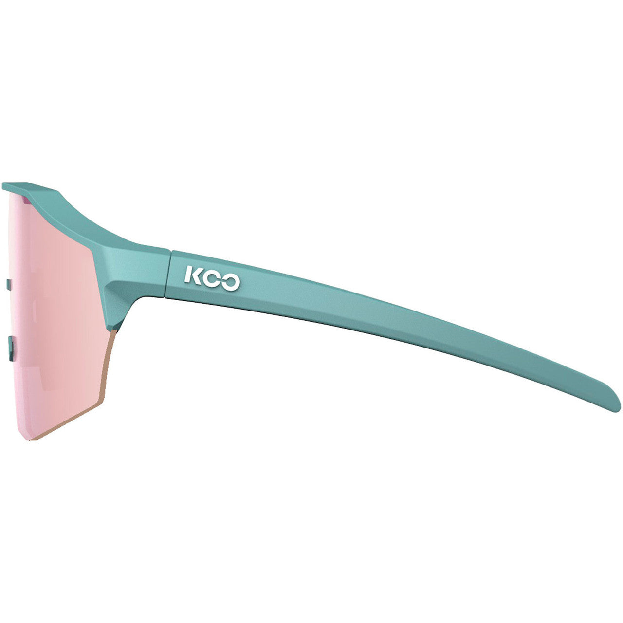 Koo Alibi Unisex Cycling Sunglasses, Matt Harbour Blue Frame with Copper Mirror Lens (Large Frame) image 3