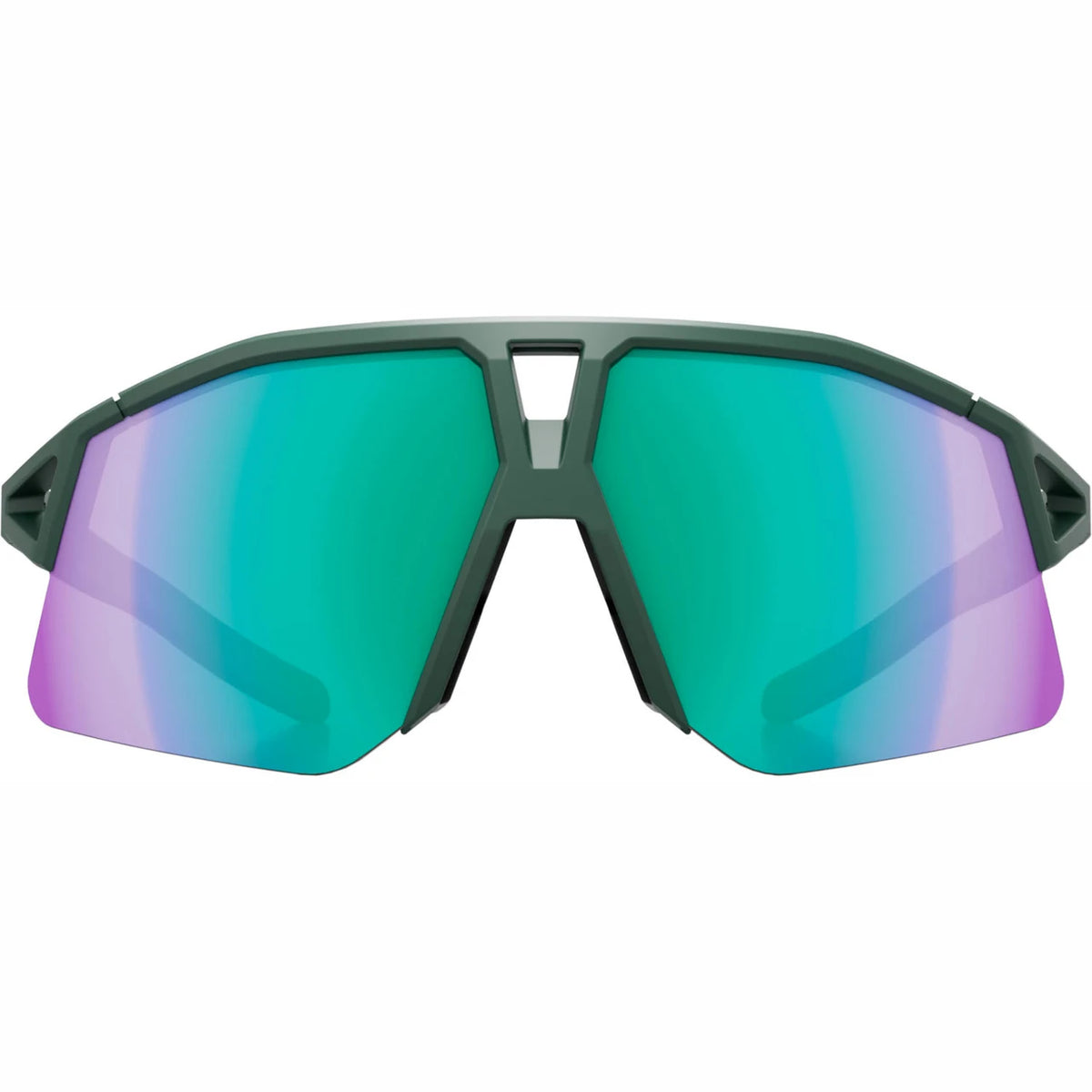 KOO Hype Unisex Cycling Sunglasses - Forest Green Matt Frame/Green Mirror Lens OEY00013.833 image 2