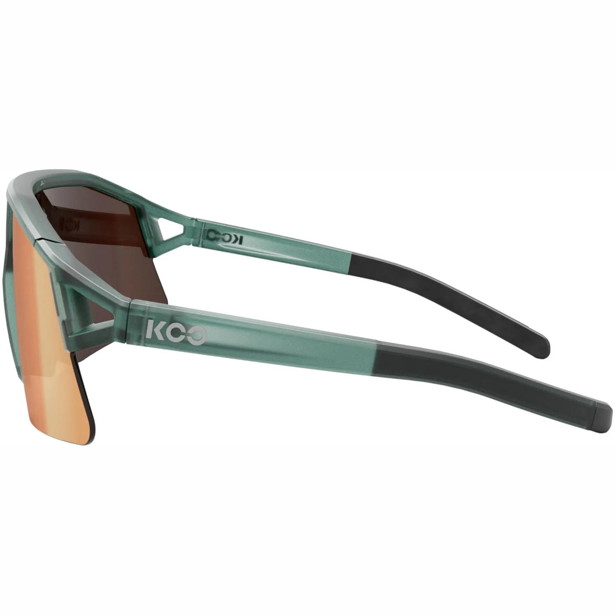 Koo Hype Unisex Cycling Sunglasses - Green Glass Matt Frame / Copper Mirror Lens OEY00013.834 image 2