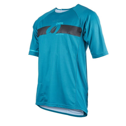 O'Neal Pin It Men's Short Sleeve Mountain Bike Jersey - Petrol image 1