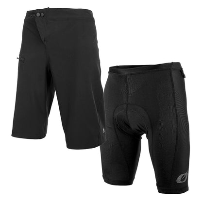 O'Neal Matrix Men's Mountain Bike Shorts with chamois - Black image 1