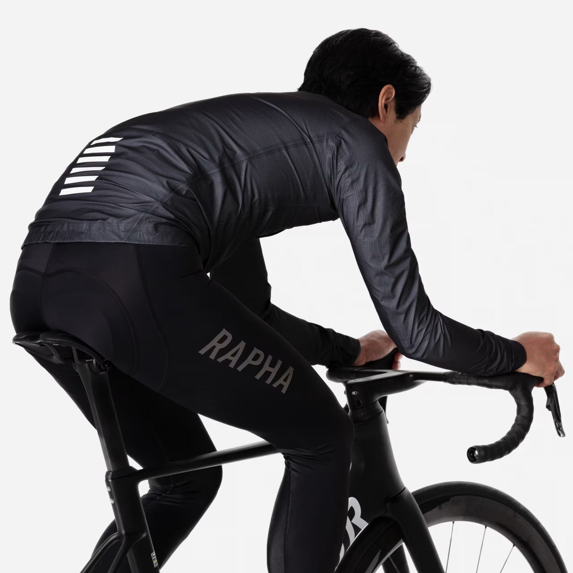 Rapha 2026 Men's Pro Team Lightweight Rain Jacket, Black Charcoal image 3