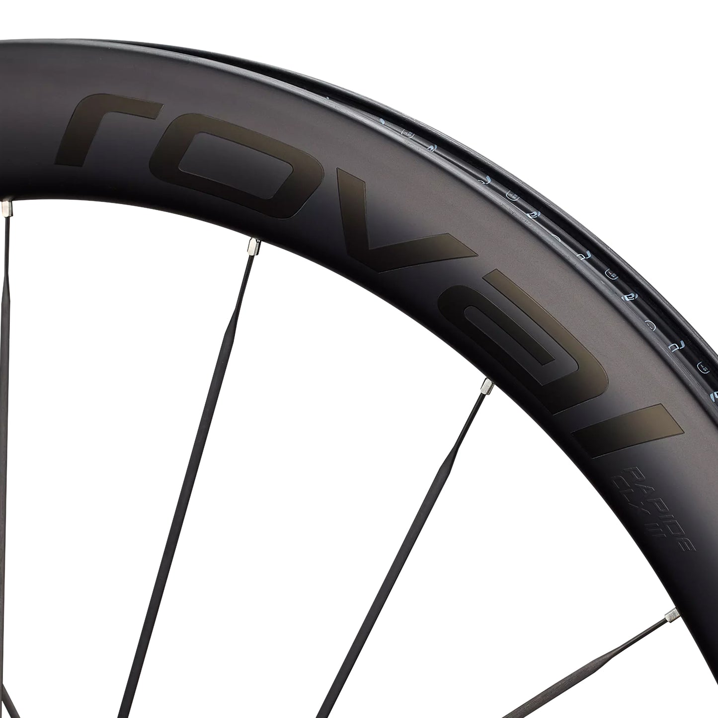 Specialized Roval Rapide CLX III 700c Carbon Clincher Wheels Shimano 11/12 Speed  - Satin Carbon/Gloss Black image 3