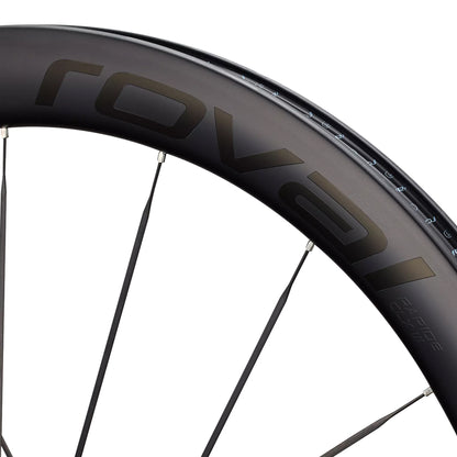 Specialized Roval Rapide CLX III 700c Carbon Clincher Wheels Shimano 11/12 Speed  - Satin Carbon/Gloss Black image 3
