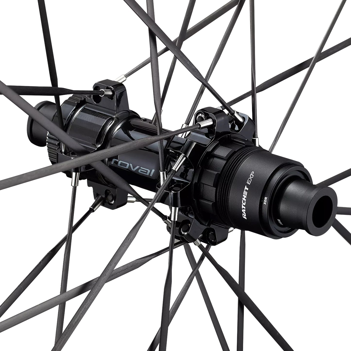 Specialized Roval Rapide CLX III 700c Carbon Clincher Wheels Shimano 11/12 Speed  - Satin Carbon/Gloss Black image 5