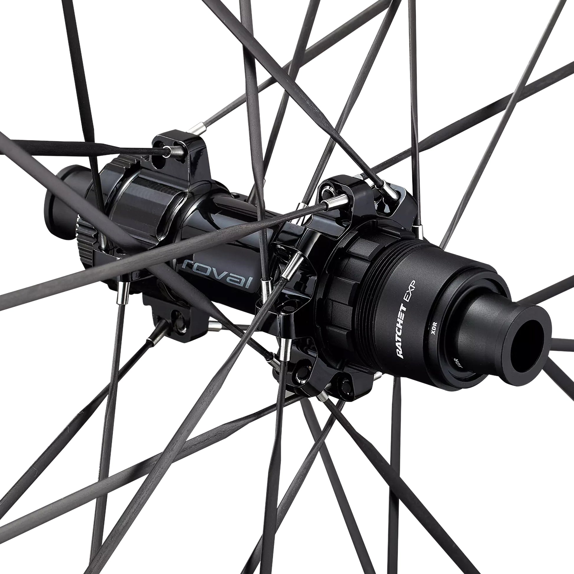 Specialized Roval Rapide CLX III 700c Carbon Clincher Wheels Shimano 11/12 Speed  - Satin Carbon/Gloss Black image 5