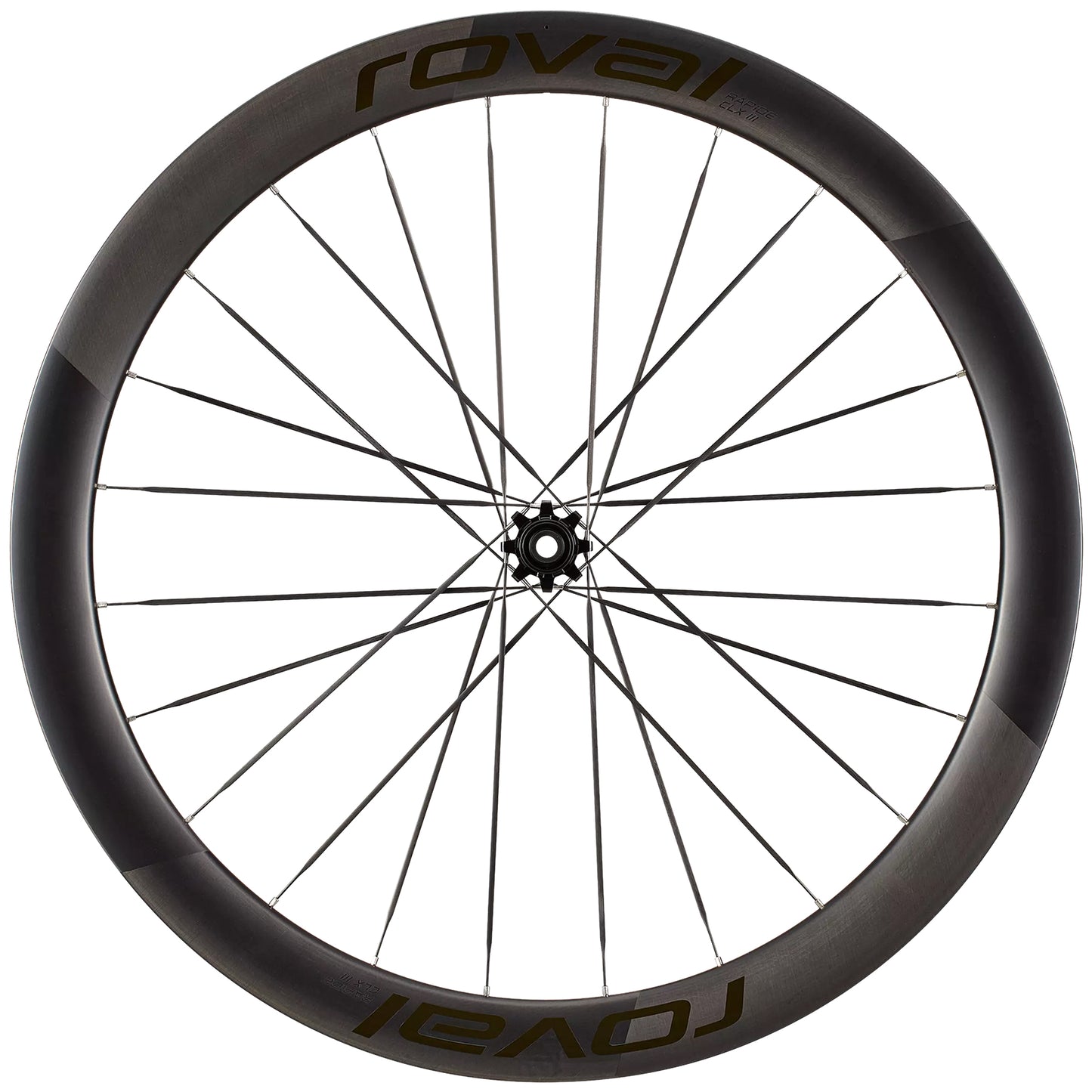 Specialized Roval Rapide CLX III 700c Carbon Clincher Wheels Shimano 11/12 Speed  - Satin Carbon/Gloss Black image 2
