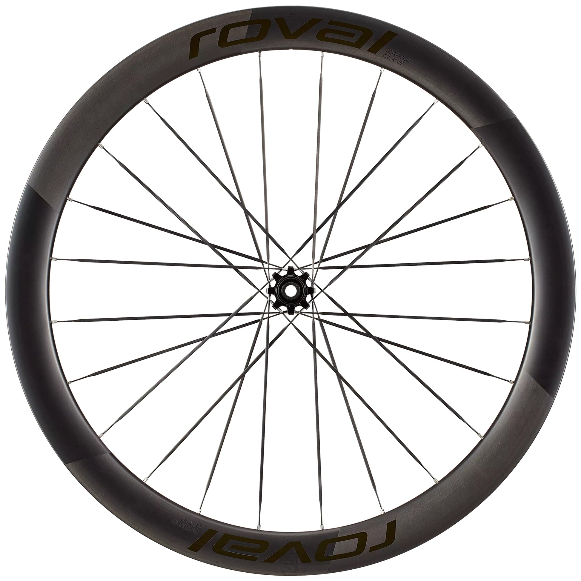 Specialized Roval Rapide CLX III 700c Carbon Clincher Wheels Shimano 11/12 Speed  - Satin Carbon/Gloss Black image 2