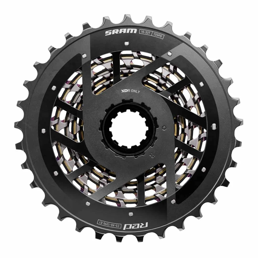 SRAM Red XG-1290 E1 12 Speed 10-33T Rainbow Cassette 00.2418.142.006 image 3