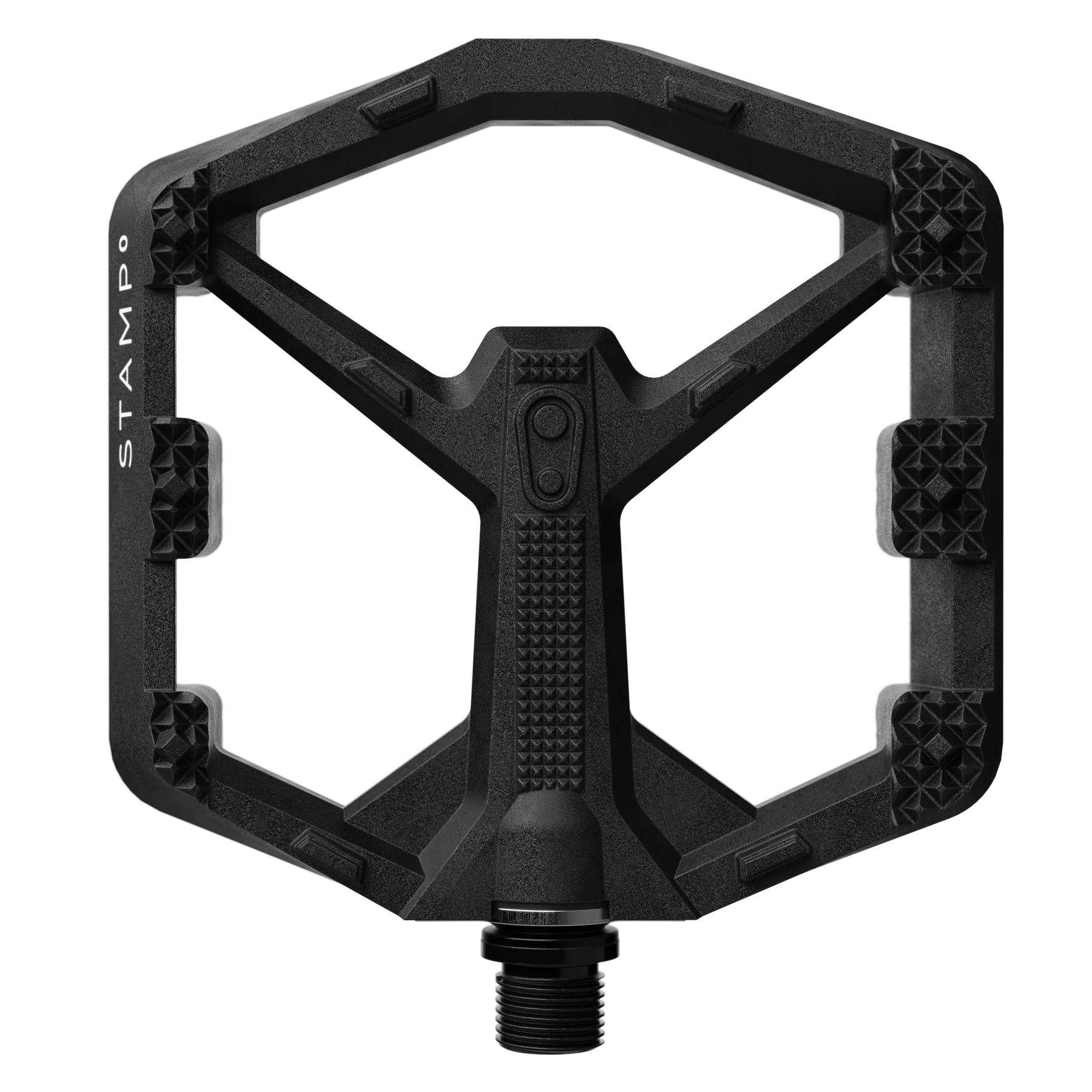Crank Brothers Stamp O Large Composite Flat Pedals Black image 2