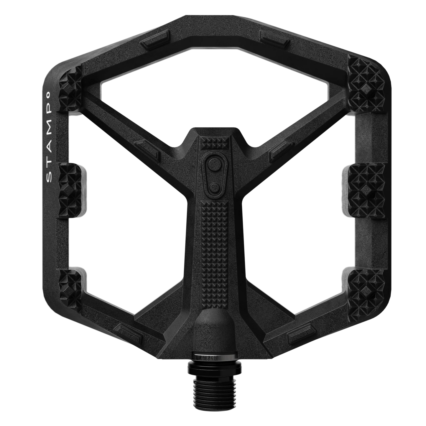 Crank Brothers Stamp O Small Composite Flat Pedals, Black image 2