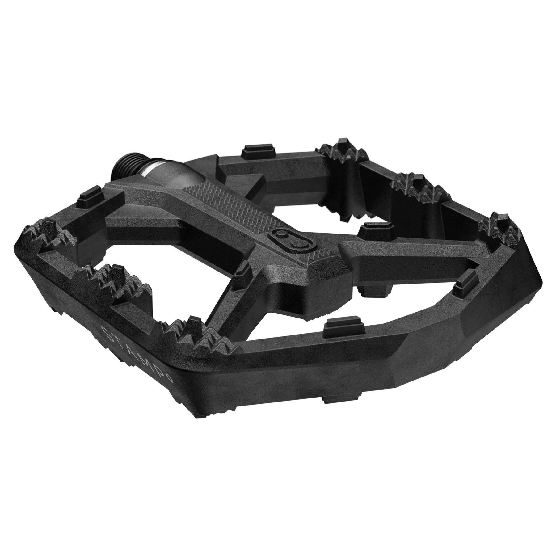 Crank Brothers Stamp O Large Composite Flat Pedals Black image 1