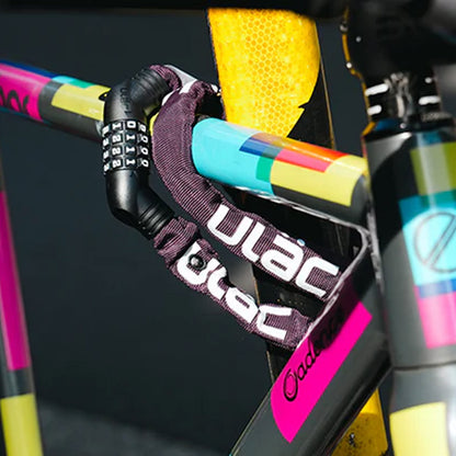 ULAC Street Fighter Chain Combination Bicycle Lock 100cm - Sangria