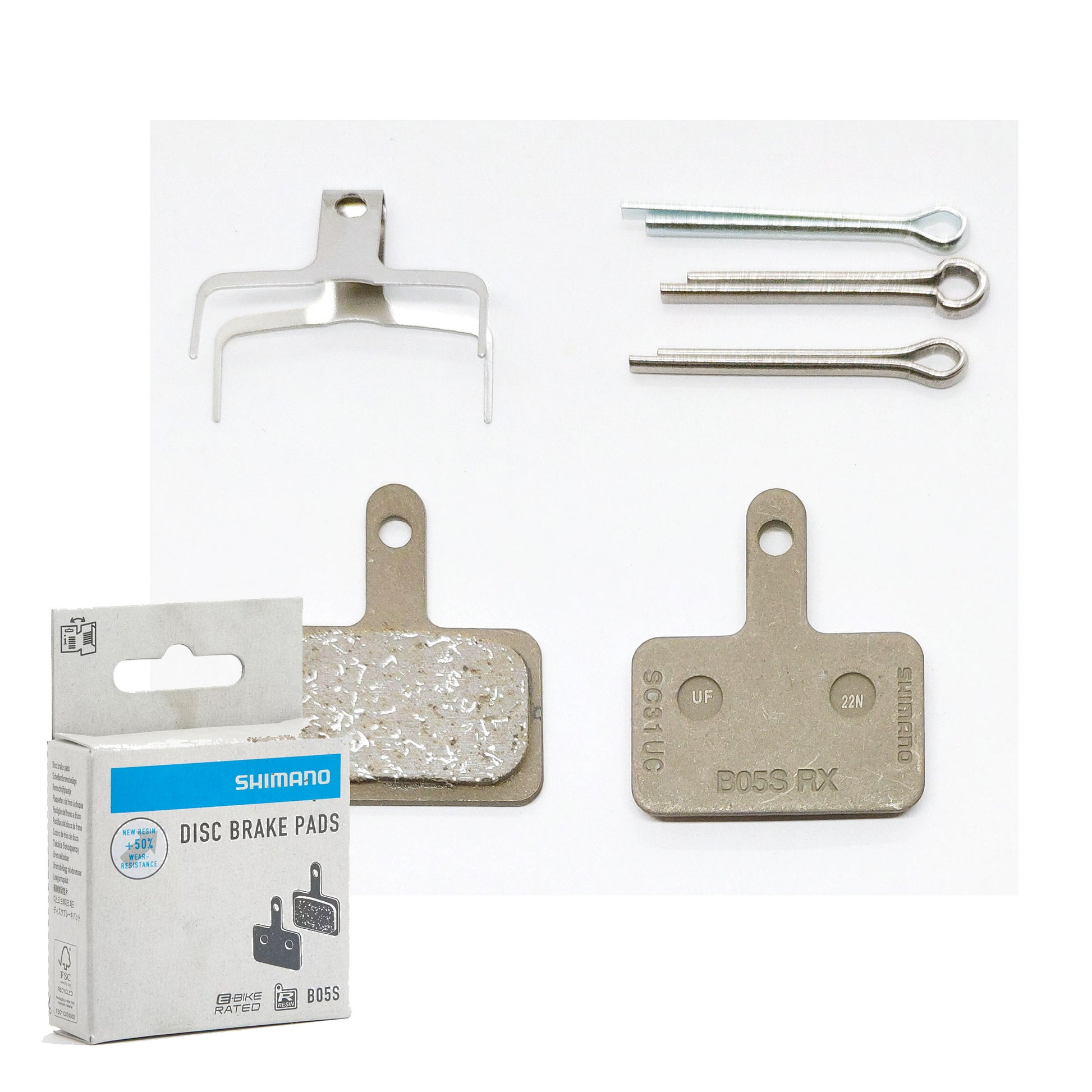 Shimano BR-MT400 Resin Disc Brake Pads B05S (Pair) – woolyswheels