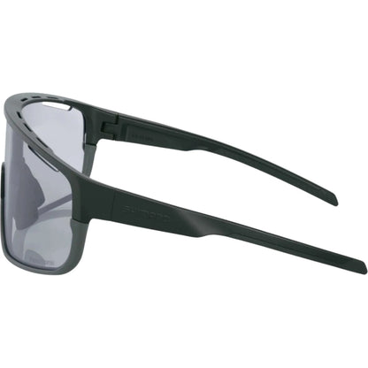 Shimano Pulsar Cycling Sunglasses Matte Black with Photochromic Grey Lens image 3