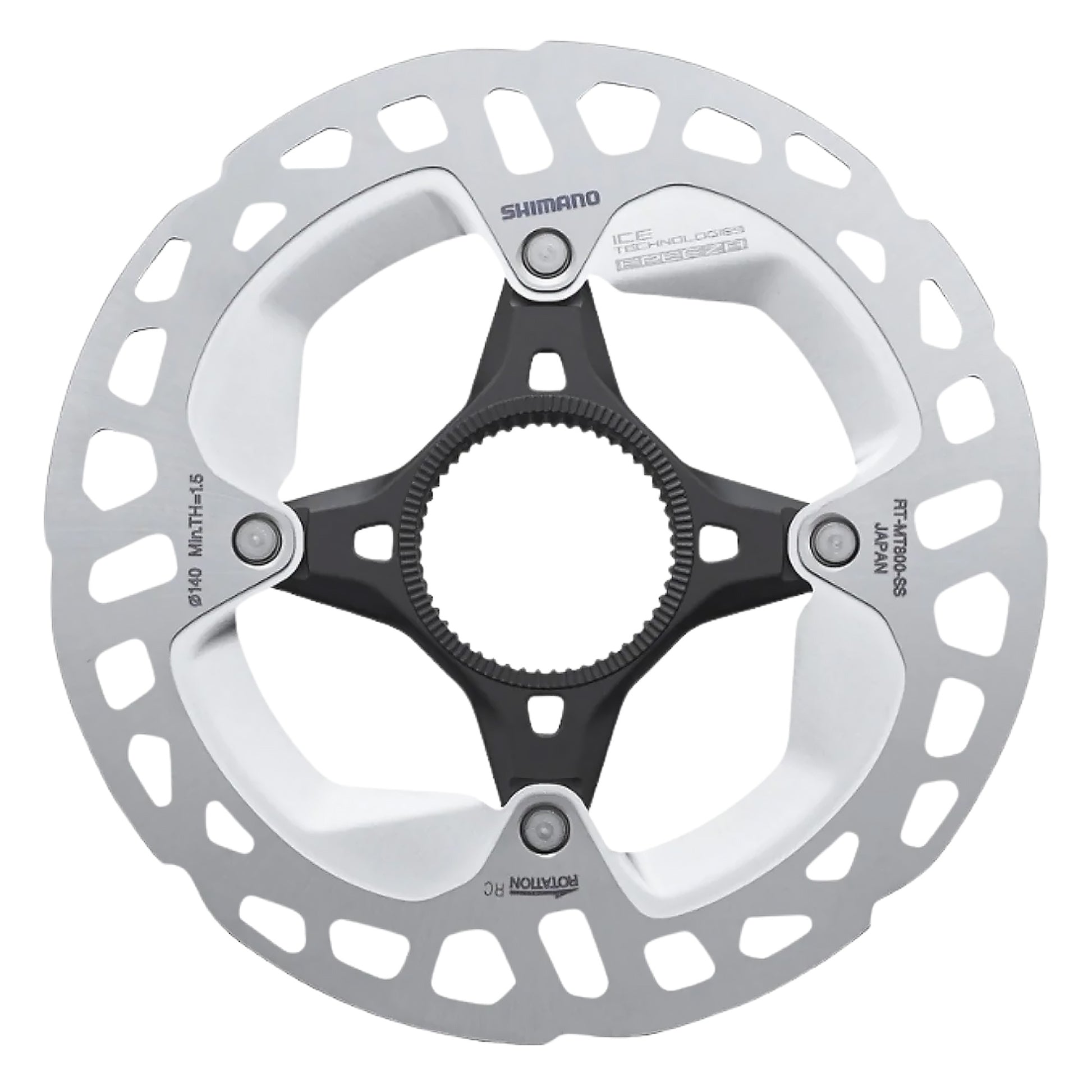 Shimano Ultegra/XT RT-MT800 Disc Rotor 160mm Ice-Tech Centrelock External Serration