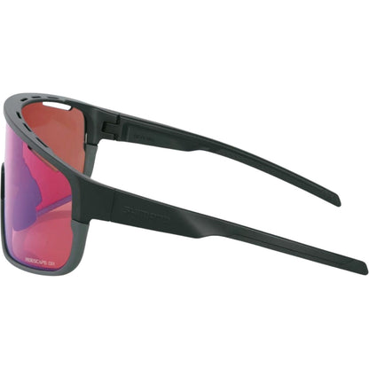 Shimano Pulsar Cycling Sunglasses, Matte Black/Ridescape Off-Road Clear image 3