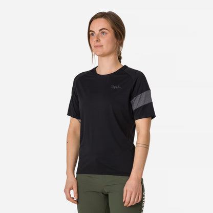 Rapha Women's Trail Technical T-Shirt - Black/Grey TWS01XXBBAXXS,TWS01XXBBAXSM,TWS01XXBBASML,TWS01XXBBAMED,TWS01XXBBALRG,TWS01XXBBAXLG image 4