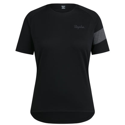 Rapha Women's Trail Technical T-Shirt - Black/Grey