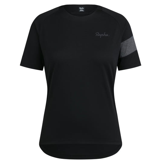 Rapha Women's Trail Technical T-Shirt - Black/Grey