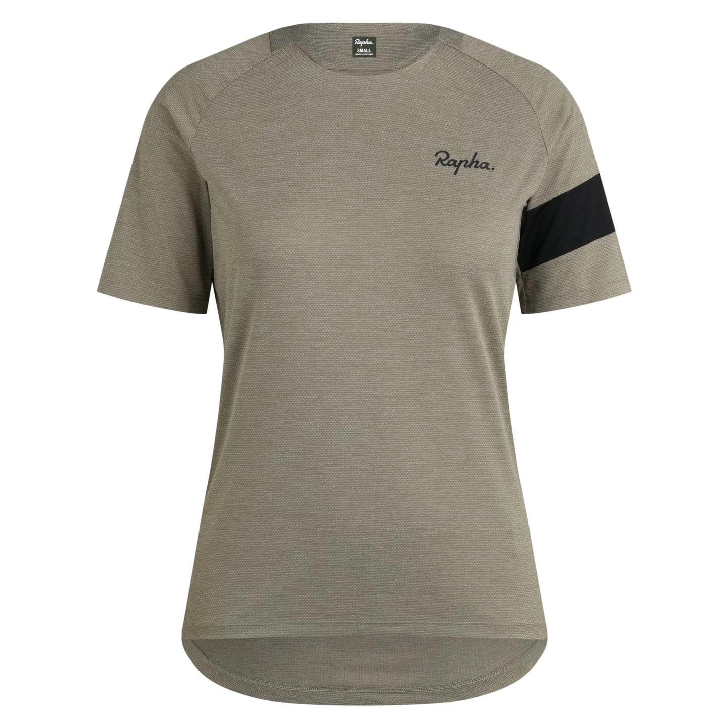 Rapha Women's Trail Technical T-Shirt - Khaki/Black TWS01XXVBLXXS,TWS01XXVBLXSM,TWS01XXVBLSML,TWS01XXVBLMED,TWS01XXVBLLRG,TWS01XXVBLXLG image 1