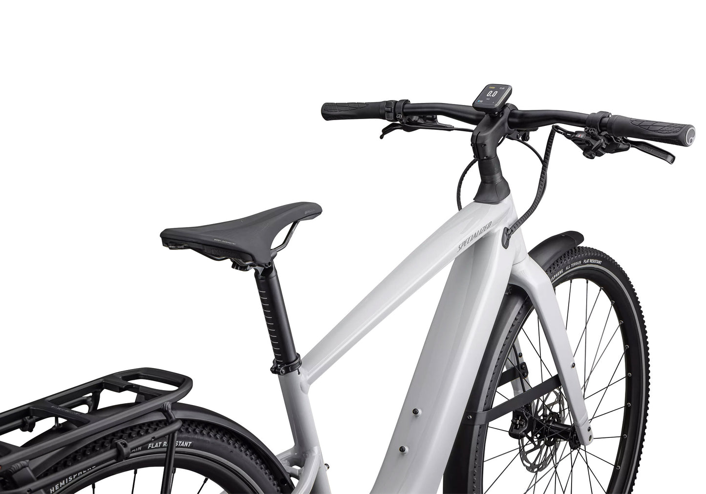 2026 Specialized Turbo Vado SL 2 5.0, Gloss Dove Grey/Gloss Grey Frost image 6