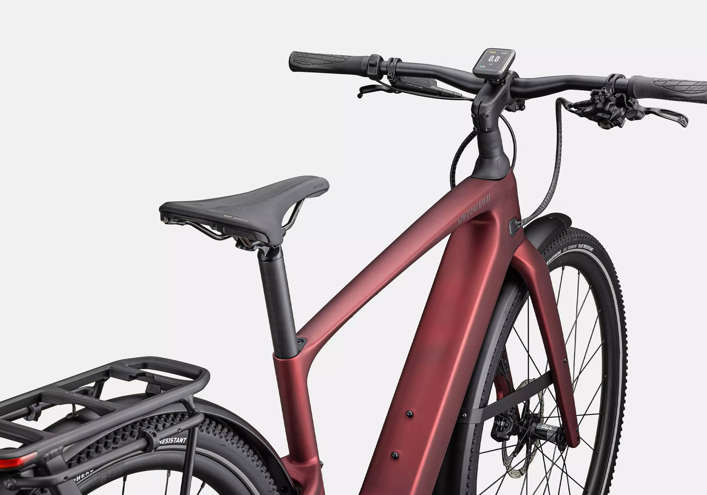 2025 Specialized Turbo Vado SL 2 6.0 EQ Carbon, Unisex Electric Urban Bike, Satin Red Sky