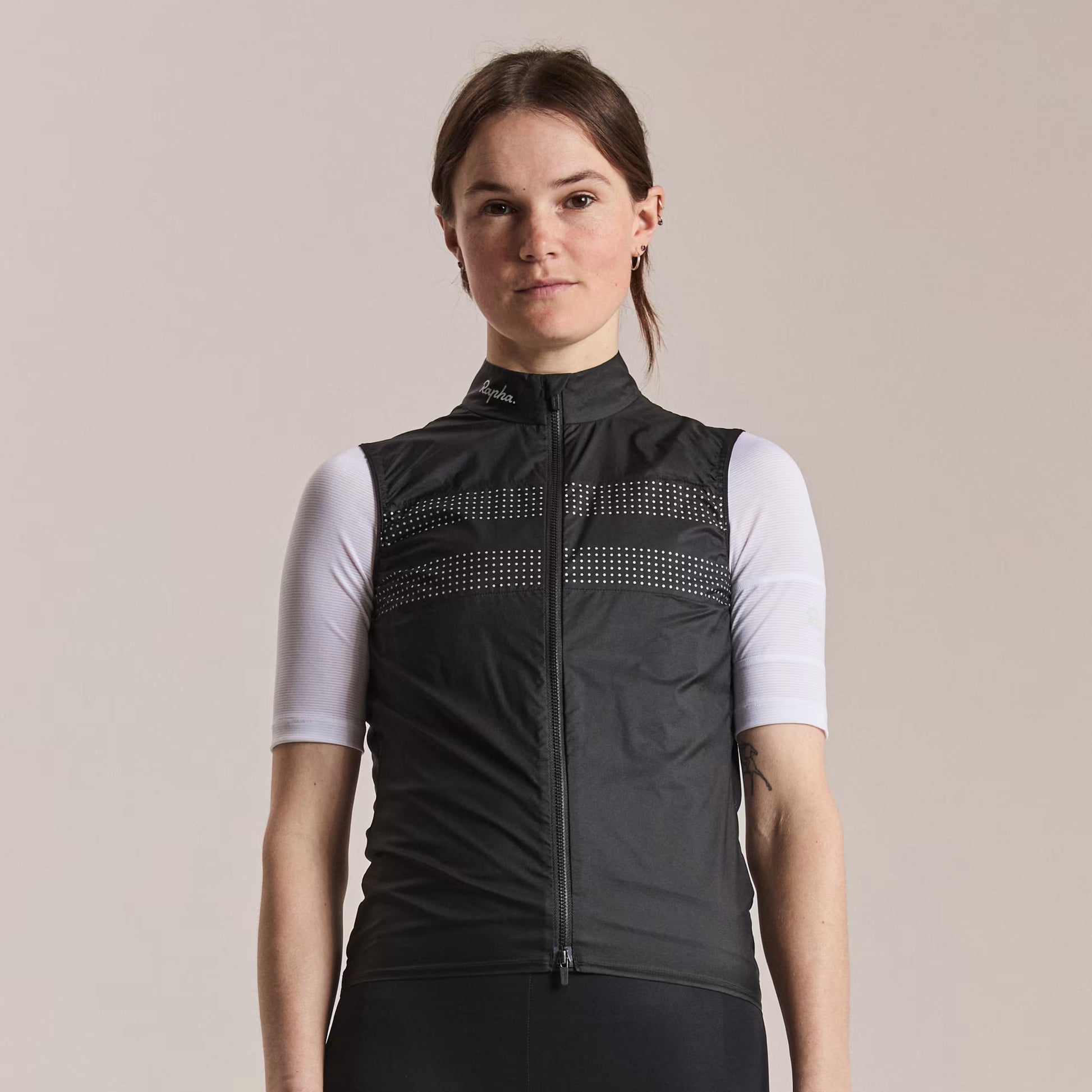 Rapha 2026 Women's Brevet Wind Cycling Gilet III, Black image 2