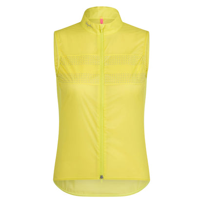 Rapha 2026 Women's Brevet Wind Cycling Gilet III, Chartreuse/Silver image 1