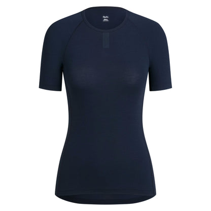 Rapha Women's Merino Base Layer II Short Sleeve - Dark Navy CIB01SSDNYXXS,CIB01SSDNYXSM,CIB01SSDNYSML,CIB01SSDNYMED,CIB01SSDNYLRG,CIB01SSDNYXLG image 1