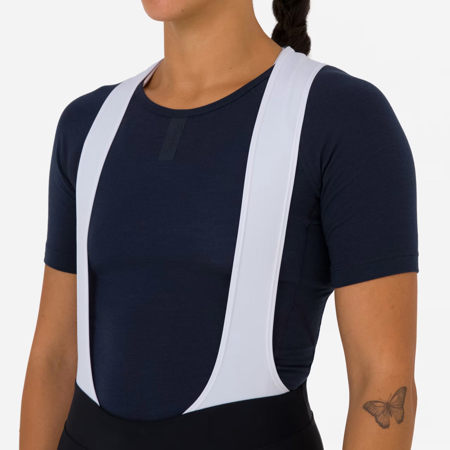 Rapha Women's Merino Base Layer II Short Sleeve - Dark Navy CIB01SSDNYXXS,CIB01SSDNYXSM,CIB01SSDNYSML,CIB01SSDNYMED,CIB01SSDNYLRG,CIB01SSDNYXLG image 4