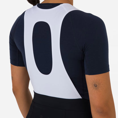 Rapha Women's Merino Base Layer II Short Sleeve - Dark Navy CIB01SSDNYXXS,CIB01SSDNYXSM,CIB01SSDNYSML,CIB01SSDNYMED,CIB01SSDNYLRG,CIB01SSDNYXLG image 3