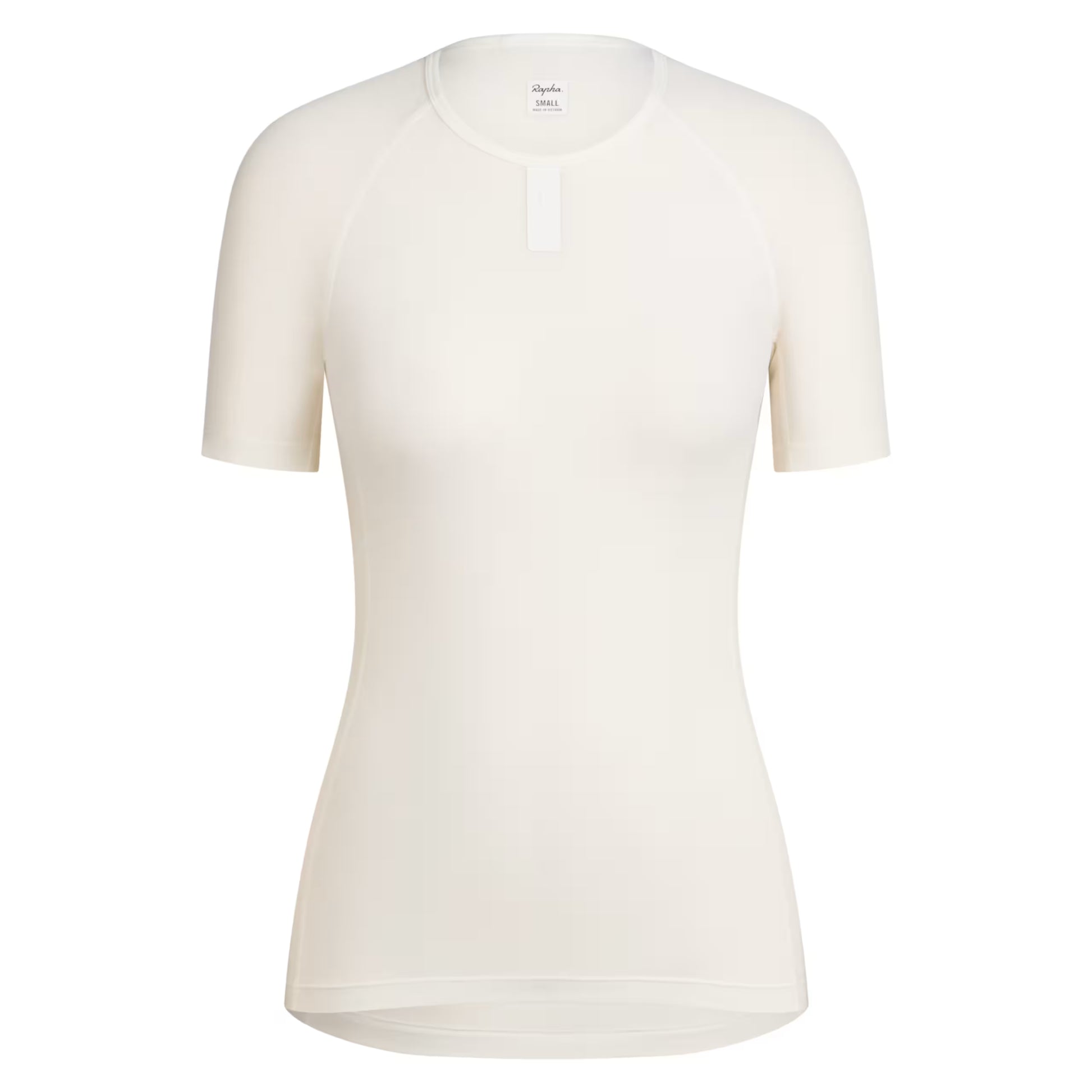 Rapha Women's Merino Base Layer II Short Sleeve - Cream/White CIB01SSPWAXXS,CIB01SSPWAXSM,CIB01SSPWASML,CIB01SSPWAMED,CIB01SSPWALRG,CIB01SSPWAXLG image 1