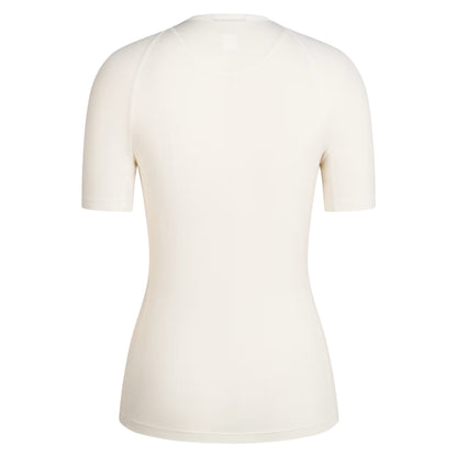 Rapha Women's Merino Base Layer II Short Sleeve - Cream/White CIB01SSPWAXXS,CIB01SSPWAXSM,CIB01SSPWASML,CIB01SSPWAMED,CIB01SSPWALRG,CIB01SSPWAXLG image 2