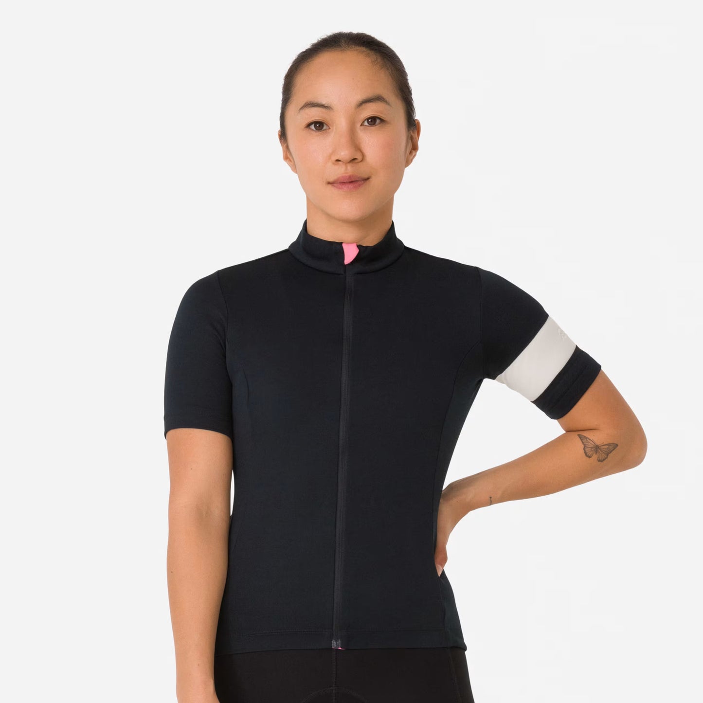 Rapha 2025 Women's Classic Jersey II - Black/White image 6 WCJ05XXBLWXXS,WCJ05XXBLWXSM,WCJ05XXBLWSML,WCJ05XXBLWMED,WCJ05XXBLWLRG,WCJ05XXBLWXLG