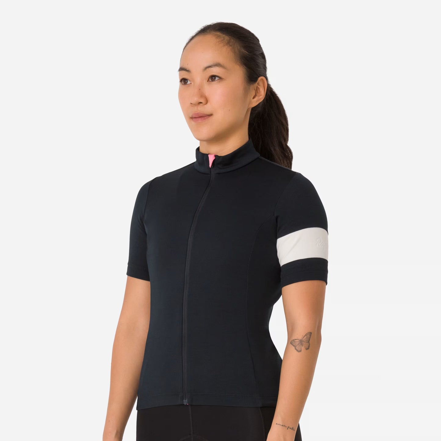 Rapha 2025 Women's Classic Jersey II - Black/White image 5 WCJ05XXBLWXXS,WCJ05XXBLWXSM,WCJ05XXBLWSML,WCJ05XXBLWMED,WCJ05XXBLWLRG,WCJ05XXBLWXLG