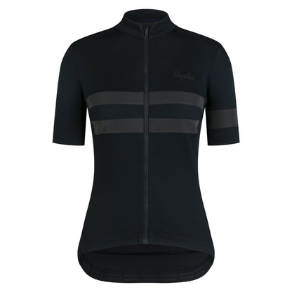Rapha 2025 Women's Brevet Jersey - Black/Black