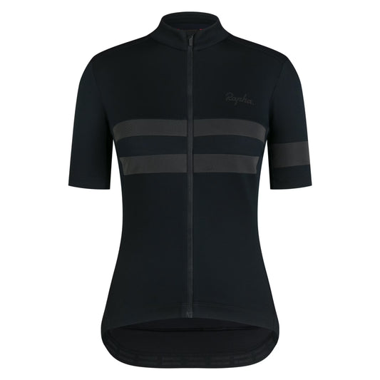 Rapha 2025 Women's Brevet Jersey - Black/Black