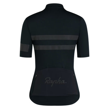Rapha 2025 Women's Brevet Jersey - Black/Black image 2 WJB07XXAARXXS,WJB07XXAARXSM,WJB07XXAARSML,WJB07XXAARMED,WJB07XXAARLRG,WJB07XXAARXLG