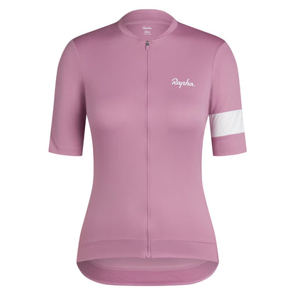 Rapha Women's Core Jersey, Dusty Mauve/White image 1