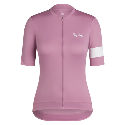 Rapha Women's Core Jersey, Dusty Mauve/White image 1