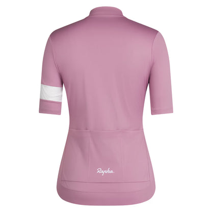Rapha Women's Core Jersey, Dusty Mauve/White image 2