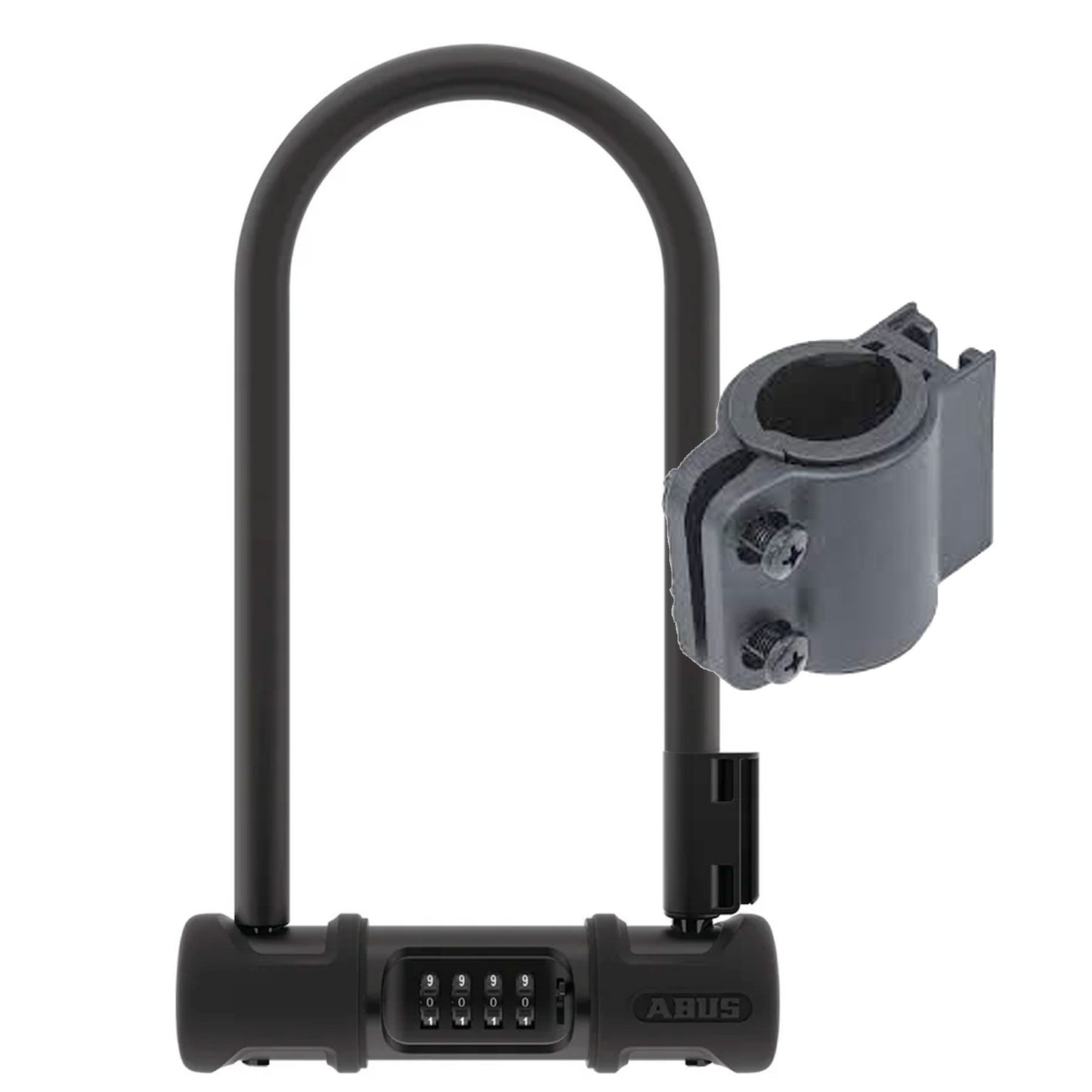 ABUS 410-230 U-Bolt Combination Lock plus SH 34 frame bracket