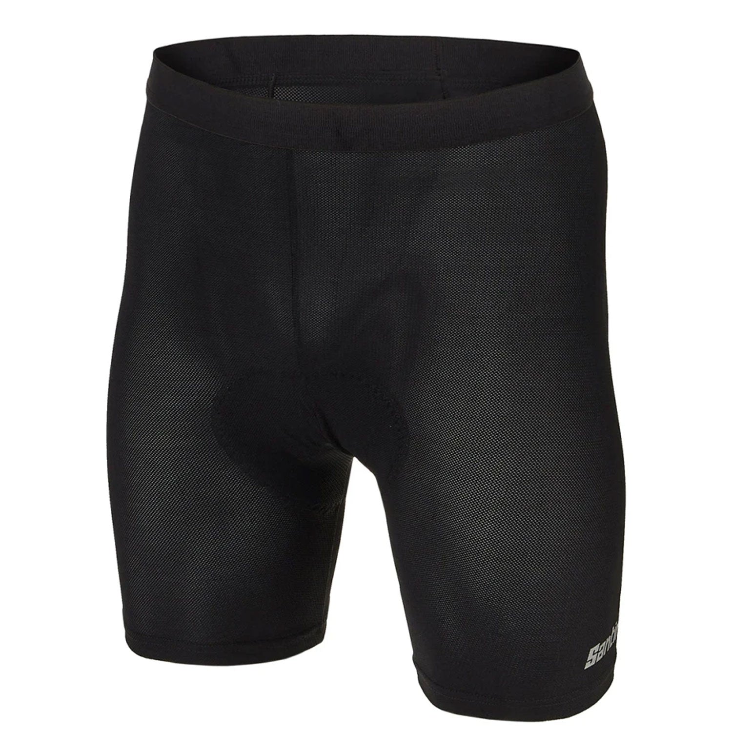 Santini Men's Adamo Gel Undershorts, Black image 1